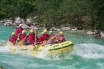 Rafting na rzece Soca.