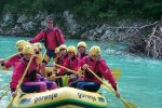 Rafting na rzece Soca.